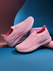 CAMPUS ANNIE Women's Casual Shoes | Sock-Like Fit | Integrated FoamLite Tech | Slip On Walking Shoes For Women