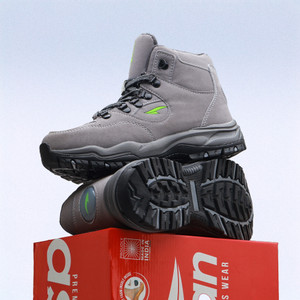 asian Everest-25 Men's High-Neck Trekking Shoes | Water-Repellent Hiking Boots Outdoors For Men