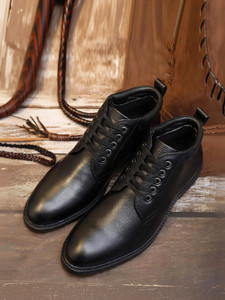 LOUIS STITCH High Ankle Chukka Boots For Men | Italian Leather Hiking Biking Shoes (BTWBNDJB) Boots For Men