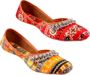 Babbotty Jaipuri Juti Mojari for Women Girls Pack of 2 Women Bellies