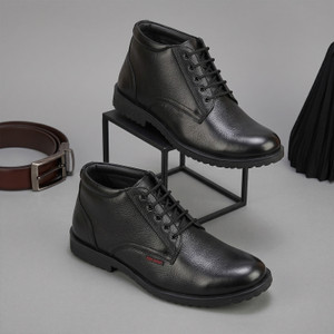 RED CHIEF RC3808 001 Black Derby Boots - Image 6