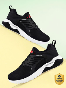 CAMPUS CRYSTA PRO Black Running Shoes For Men - Image 6