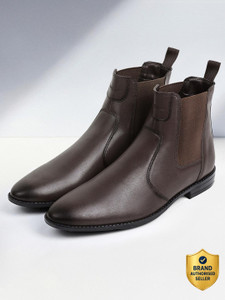 Louis Stitch Brunette Brown Chelsea Boots UK 10 - Image 6