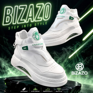 BIZAZO Men White Sneakers - Image 6