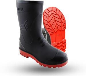 foot trends Heavy-Duty Industrial and Outdoor Gumboots, 10" Shaft, Boots For Men