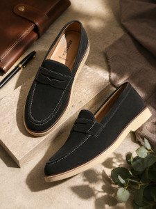 Roadster Men Black Classic Penny Loafers - Image 6