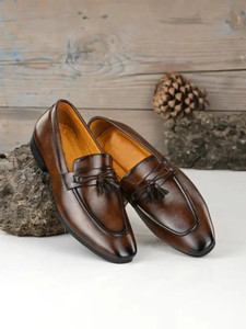 Wakins Stylish & Comfortable with Soft Cushioned Insole | Hand-Stitched Design Loafers For Men