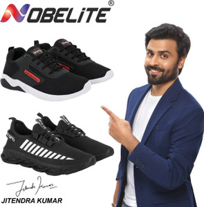 NOBELITE Combo Pack of 2 Training & Gym Shoes For Men