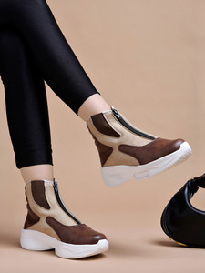 SHOETOPIA Ankle Top Smart Casual Boots for Girls Boots For Women