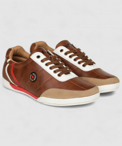 LEE COOPER PU Casual Lace-Up Stylish Lightweight and Comfortable Daily Wear Slip On For Men