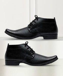 Desi Swag Black PartyWear Formal Shoes High Tops For Men Buy