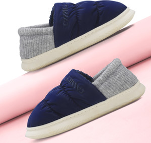 Cassiey Woman Winter Warm Boots Down Cloth Cotton Shoes Indoor/Outdoor Casuals For Women