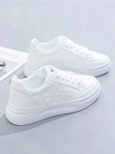 xedow White Trending Stylish Casual Shoes For Girls Sneakers For Women