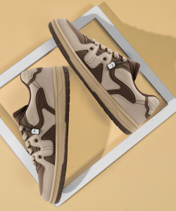 The Souled Store Urban Blaze: Cappuccino Shoes Sneakers For Men