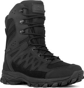 Adventra Men Waterproof High-Top Hiking Shoes Black WH1108 - Image 6