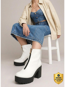 KILLER STRASSE PARIS Women's Boots | Faux Leather, Trendy, Comfortable, Zipper Boots Boots For Women