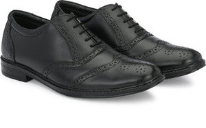 ASTURIAS 100 % Genuine Leather Lace Up For Men (Black) Brogues For Men