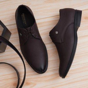 moocoozin Formal Shoes for Men | Soft Cushioned Insole, Slip-Resistance Derby For Men