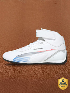 PUMA BMW M Motorsport Neo Cat Mid 2.0 IN White Sneakers - Image 6
