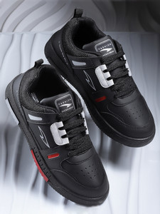 asian Tarzan-06 Black Grey Sneakers,Casuals,Loafers,Stylish Sneakers For Men