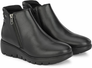 Delize light weight, mid heel wedge ankle Boots For Women