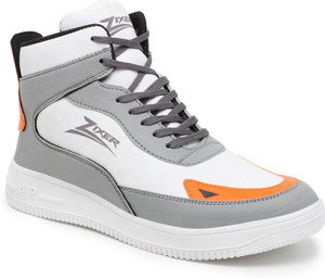 Zixer Men's High Top Ankle Retro Air Original Sneakers || Boys Long Bike Riding Shoes High Tops For Men