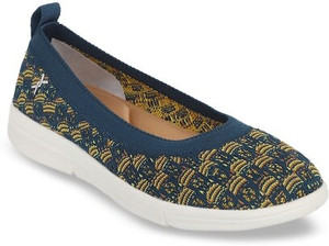 CARLTON LONDON Women's Printed FlyKnit Comfort Slip-On Ballet Flats Bellies For Women