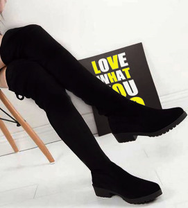 Froh Feet Suede Lace-Up Boots for Women & Girls | Knee Length Boots For Women