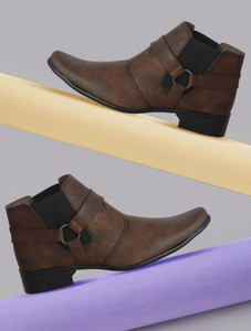 Zavier Men's Brown Boots - Image 6
