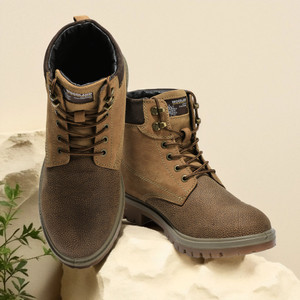 WOODLAND Outdoor Durable Comfortable Everyday High Ankle Boots For Men