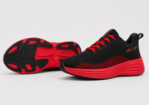 Allen Cooper Running Shoes For Men Black - Image 6