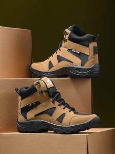 leo's Fitness shoes Leo Waterproof Non-Slip Lightweight Outdoor High Top Ankle Boots For Men Boots For Men