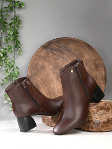 EL PASO EL PASO Faux Leather Casual Chelsea Boots For Women