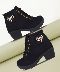 KRAFTER Latest Collection Casual Boots For girls High heel Partywear Shoes For Ladies Boots For Women