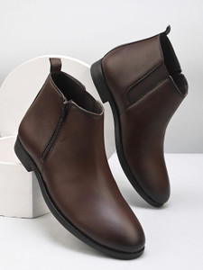 Roadster Comfortable Synthetic Leather Boots For Men
