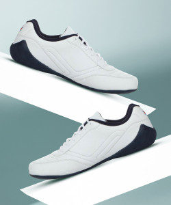 OFF LIMITS -White / Navy Tennis Shoes For Men