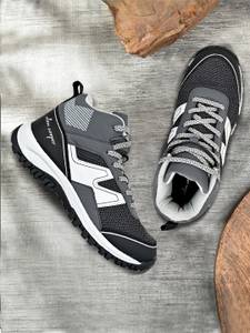 ACSS-3660 Elevation Engineered Pro Comfortable 1 Pair Hiking & Trekking Shoes For Men  (Grey , 8)