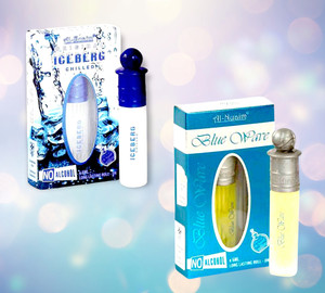 Al-Nuaim ICEBERG & BLUE WAVE Floral Attar Pack of 2 - Image 6