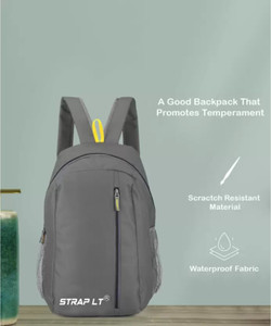 Straplt Grey Shoulder Bag Light Weight Stylish Trekking School Multipurpose Travel Tution Bags