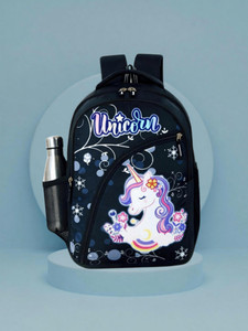 AFS Kids Unicorn cartoon School Backpack Bag for Baby Girls/Boys 22 L Backpack