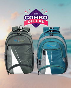 AM Creation Unisex WaterProof Laptop Backpack Bags combo Pack 35 L Laptop Backpack