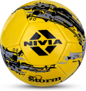 NIVIA Snow Storm Football Size 5 Yellow Pack of 1 - Image 6