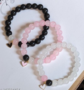 MAYA IMPEX Crystal Beads Charm Bracelet