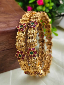 Jewwel Alloy Gold-plated Bangle