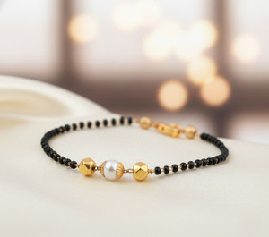 zenley Copper Pearl Gold-plated Bracelet