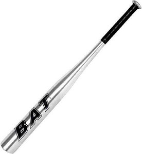 HACKERX Aluminum Baseball Bat 34 inch Silver - Image 3