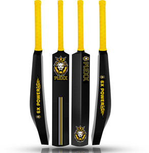 PLEXX Plastic Prenium Full Size Bat(34X4.5inch) For All Age Groups PVC/Plastic Cricket Bat For 15+ Yrs