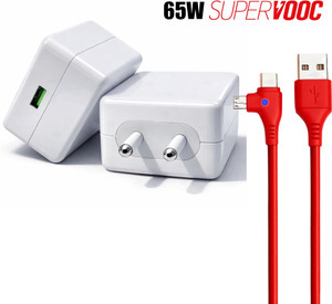Solarity 65 W SuperVOOC 5.4 A Wall Charger for Mobile with Detachable Cable