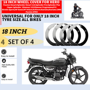 CHINKI TRADERS Wheel Cover For HERO BIKE Universal 18inch Wheel Disc Wheel Cover For NA NA