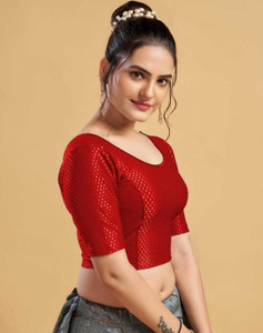 PT PRIYANKA TEXTILES U-Neck Women Blouse